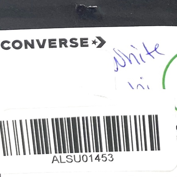 Converse Chuck Taylor Shoes Women Size High Top Canvas White Custom M7650C-WWWSB - Picture 9 of 10